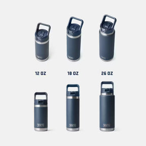 YETI Rambler 26 Oz Bottle in Ridgeline (769ml) with Straw Cap