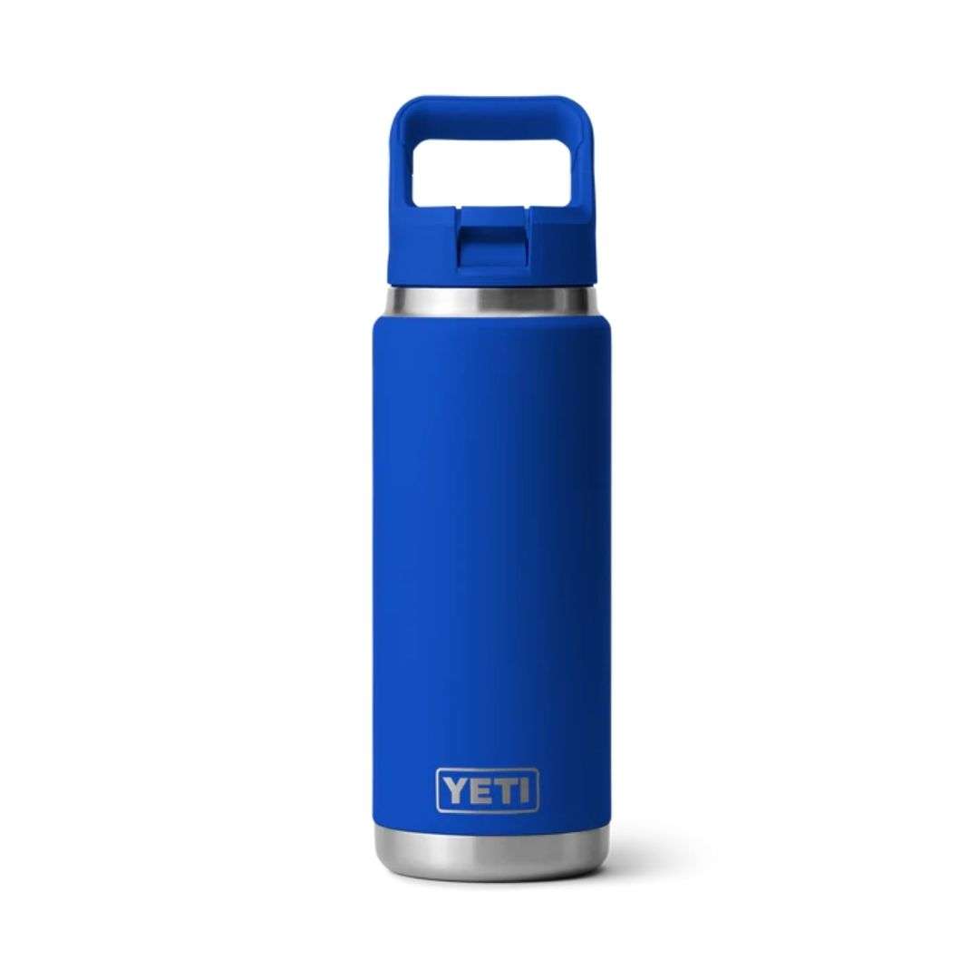 YETI Rambler 26 Oz Bottle in Royal Blue (769ml) with Straw Cap