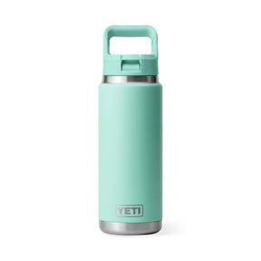 YETI Rambler 26 Oz Bottle in Seafoam (769ml) with Straw Cap