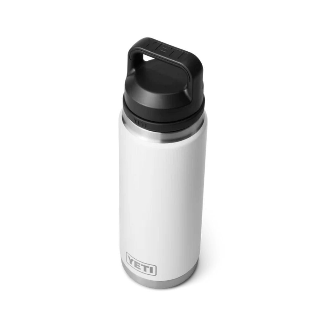 YETI Rambler 26 Oz Bottle in White (769ml) with Chug Cap