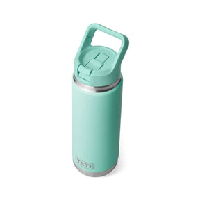 YETI Rambler 26 Oz Bottle in Seafoam (739ml) with Straw Cap