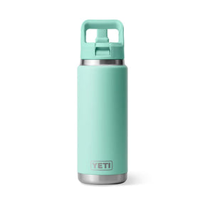 YETI Rambler 26 Oz Bottle in Seafoam (739ml) with Straw Cap