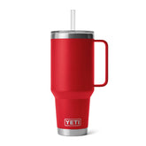 YETI Rambler 42 Oz Straw Mug in Rescue Red (1242ml) with Straw Lid