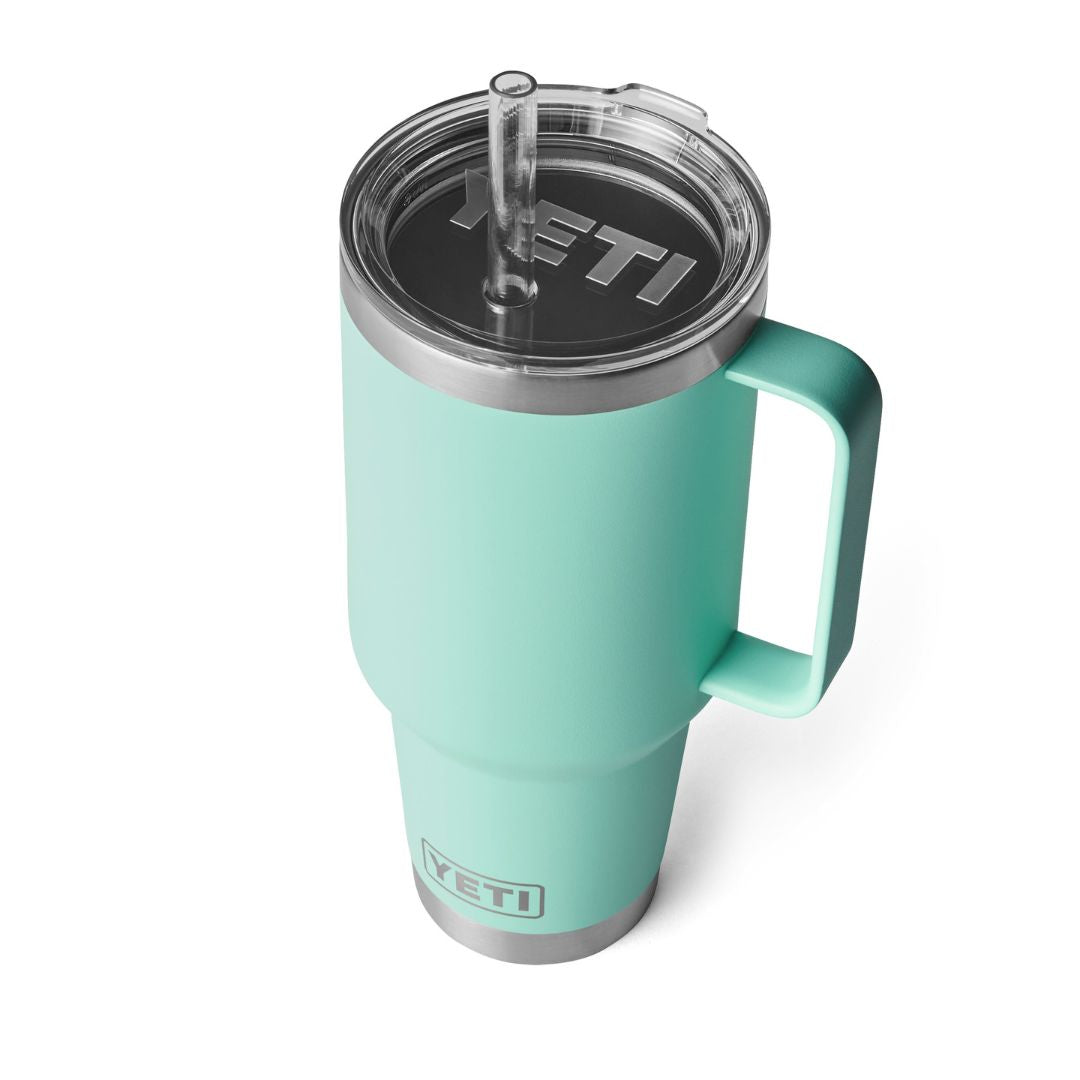 YETI Rambler 42 Oz Straw Mug in Seafoam (1242ml) with Straw Lid