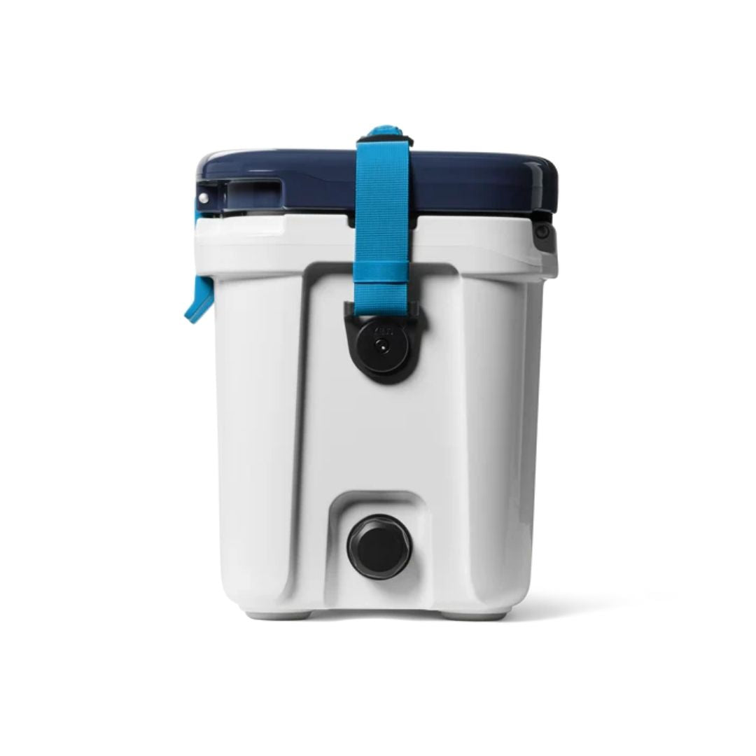 YETI Roadie 15 Cool Box in White/Blue