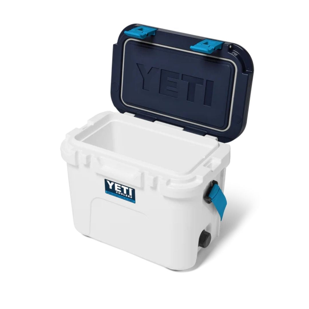 YETI Roadie 15 Cool Box in White/Blue