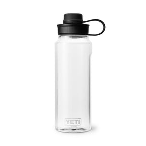 YETI Yonder 34 Oz Water Bottle in Clear (1000ml) with Tether Cap