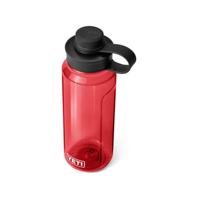 YETI Yonder 34 Oz Water Bottle in Rescue Red (1000ml) with Tether Cap