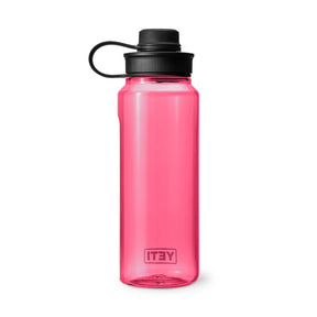 YETI Yonder 34 Oz Water Bottle in Tropical Pink (1000ml) with Tether Cap