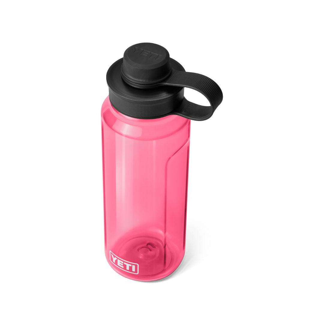 YETI Yonder 34 Oz Water Bottle in Tropical Pink (1000ml) with Tether Cap