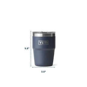 Yeti Rambler 16 Oz Stackable Cup in Black Forest Green (475 ml)