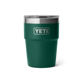 Yeti Rambler 16 Oz Stackable Cup in Black Forest Green (475 ml)