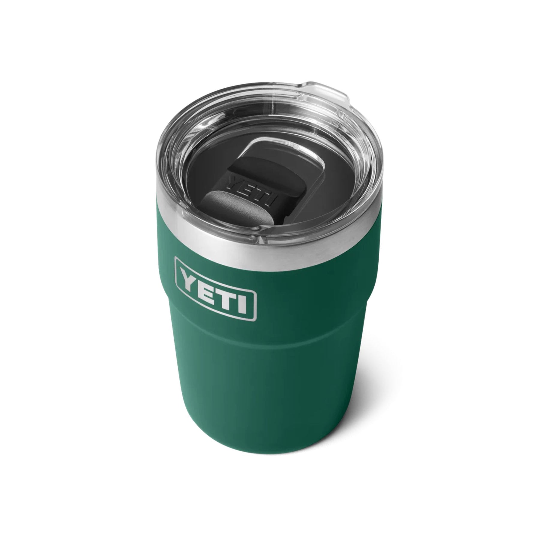 Yeti Rambler 16 Oz Stackable Cup in Black Forest Green (475 ml)
