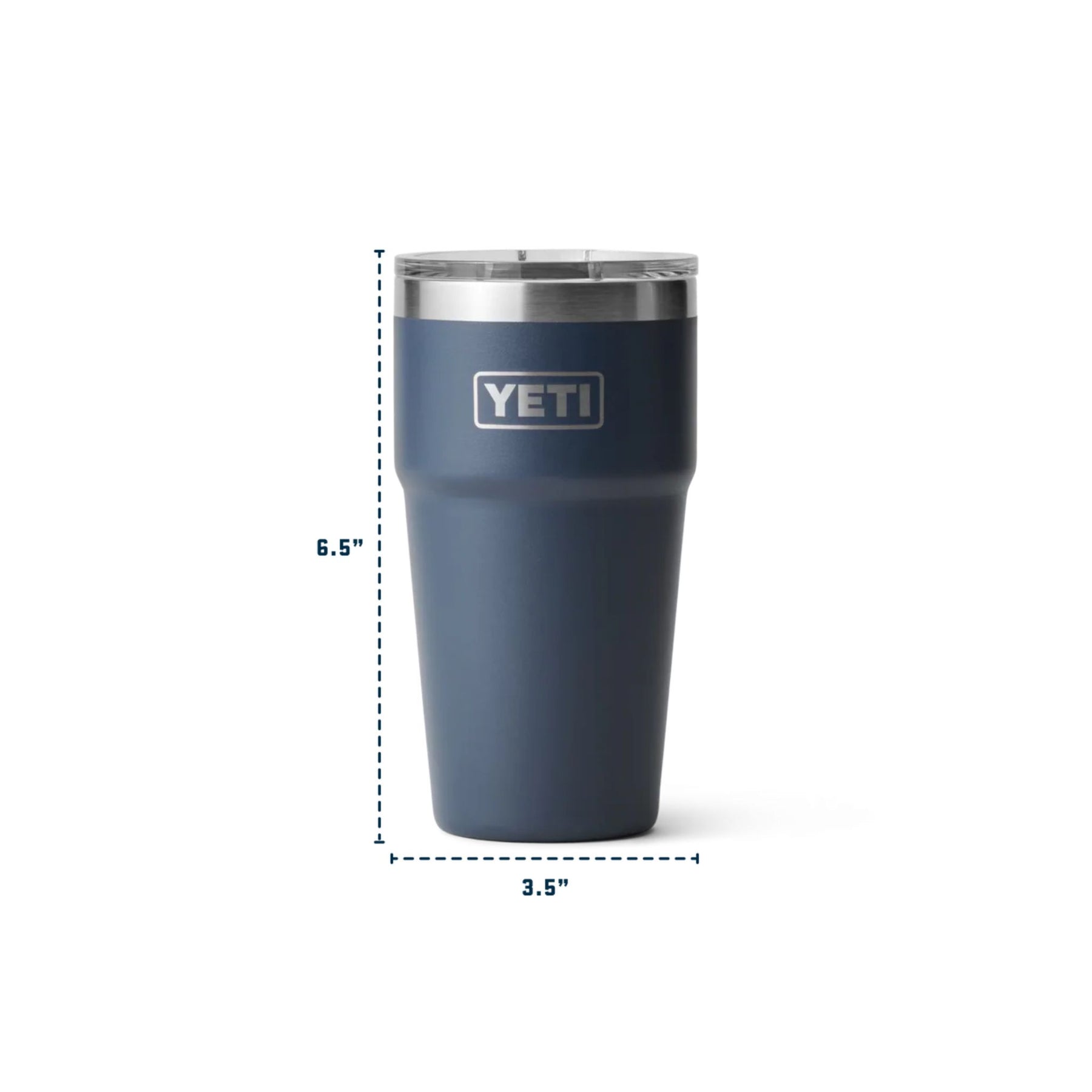 Yeti Rambler 20 Oz Stackable Cup in Black Forest Green (591 ml)