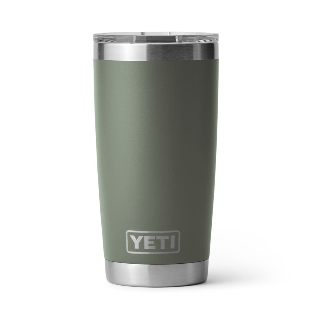 Yeti Rambler 20 Oz Tumbler with Magslider Lid in Camp Green (591ml)