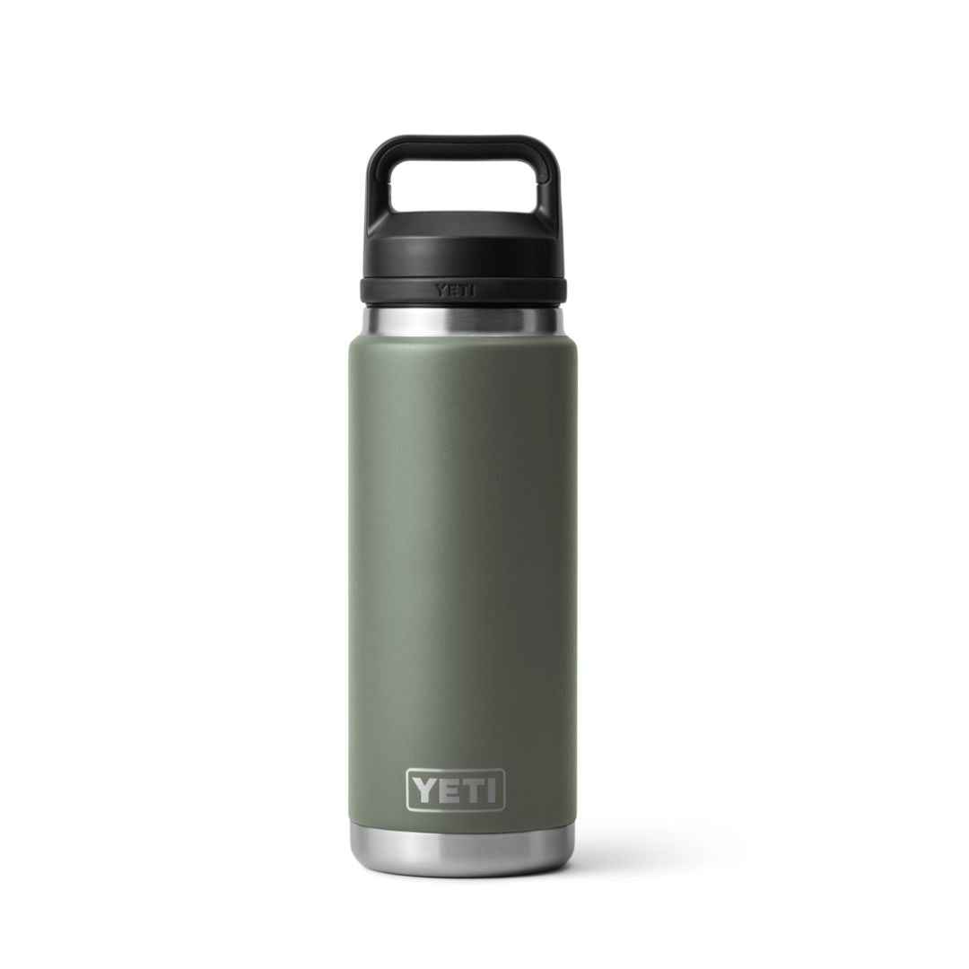 Yeti Rambler 26 Oz Bottle with Chug Cap in Camp Green (760 ml)