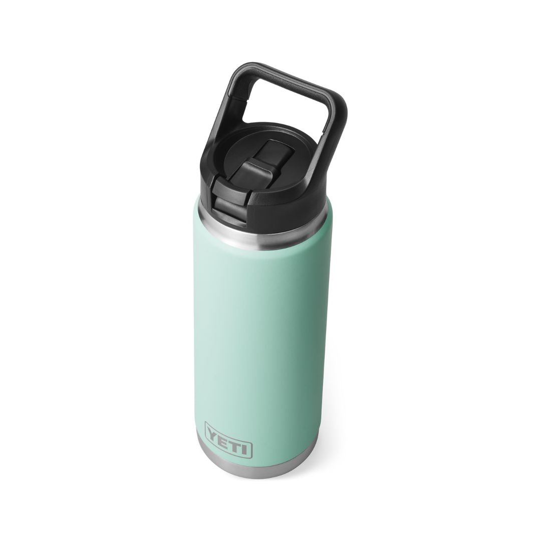 Yeti Rambler 26 Oz Bottle with Straw Cap in Seafoam (739ml)