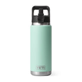 Yeti Rambler 26 Oz Bottle with Straw Cap in Seafoam (739ml)