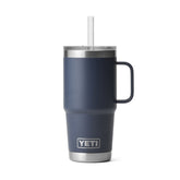 Yeti Rambler 35 Oz Straw Mug in Navy (994 ml)