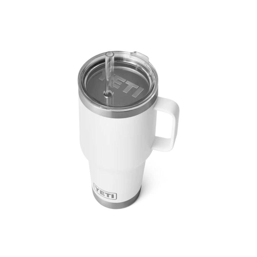 Yeti Rambler 35 Oz Straw Mug in White (994 ml)