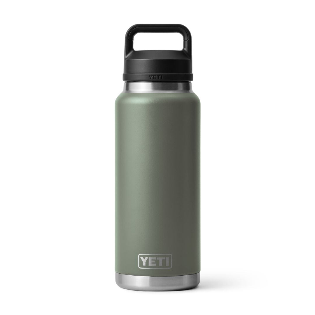 Yeti Rambler 36 Oz Bottle with Chug Cap in Camp Green (1065 ml)
