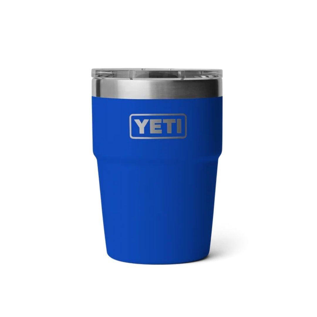 Yeti Rambler 16 Oz Stackable Cup in Royal Blue (473ml) with Magslider Lid