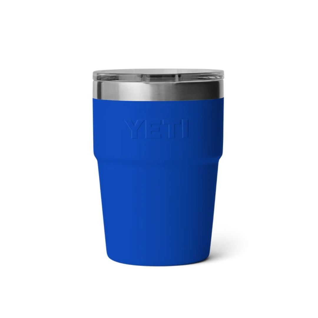 Yeti Rambler 16 Oz Stackable Cup in Royal Blue (473ml) with Magslider Lid