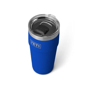 Yeti Rambler 20 Oz Stackable Cup in Royal Blue (591 ml) with Magslider Lid