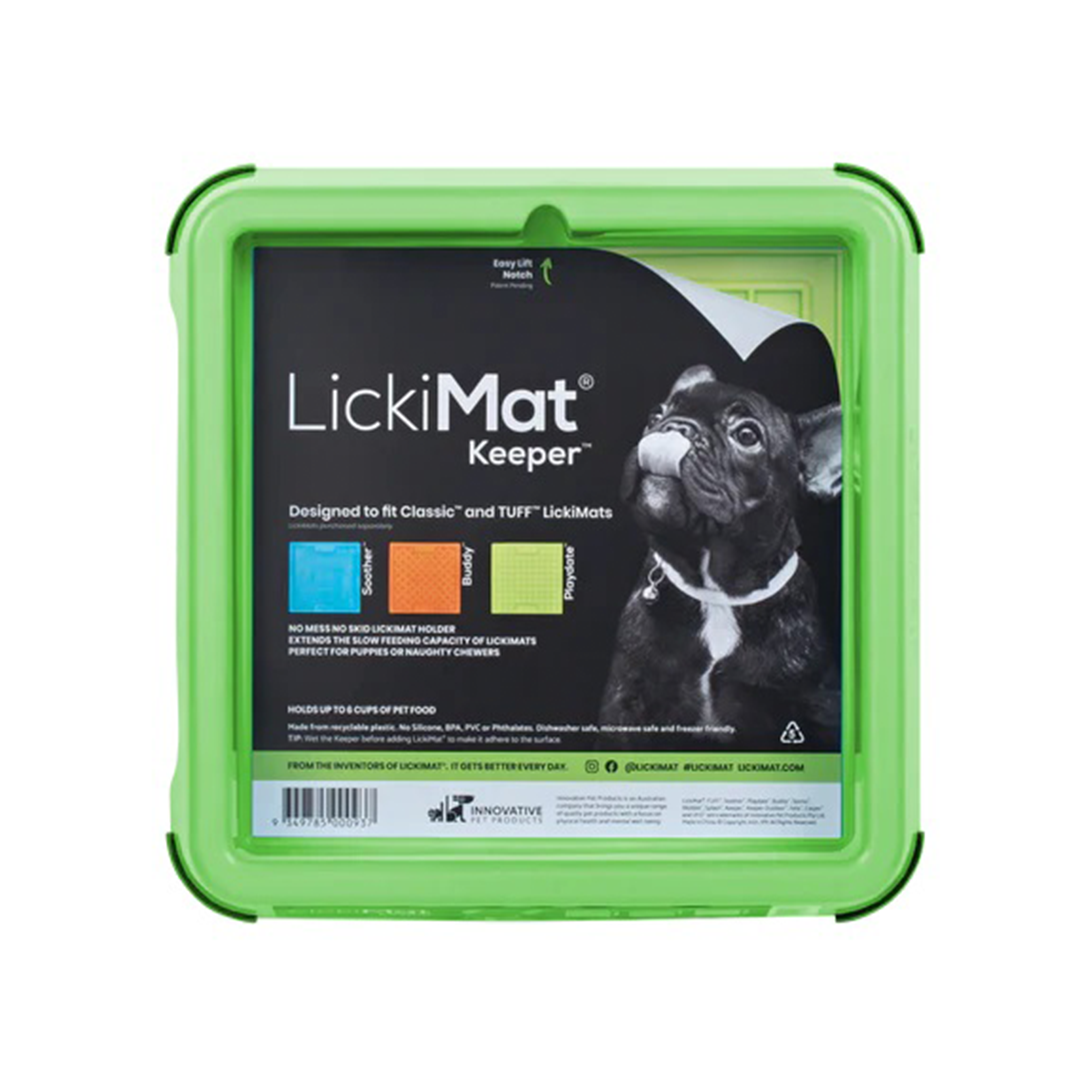 Lickimat Indoor Keeper Green Dog3