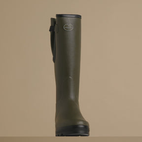 Le Chameau Men's Vierzonord Neoprene Lined Wellington Boot in Chameau Green