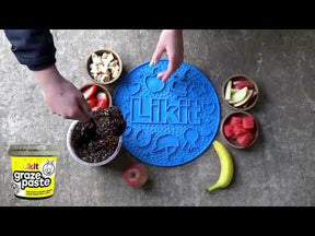 Likit Graze Maze Feeding Lick Mat in Blue