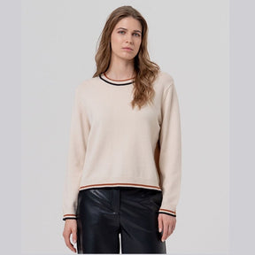 Surkana Redodno Collar Sweater in Ecru