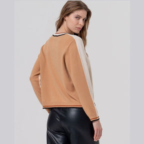 Surkana Redodno Collar Sweater in Ecru