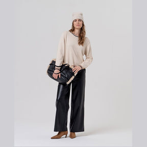 Surkana Redodno Collar Sweater in Ecru