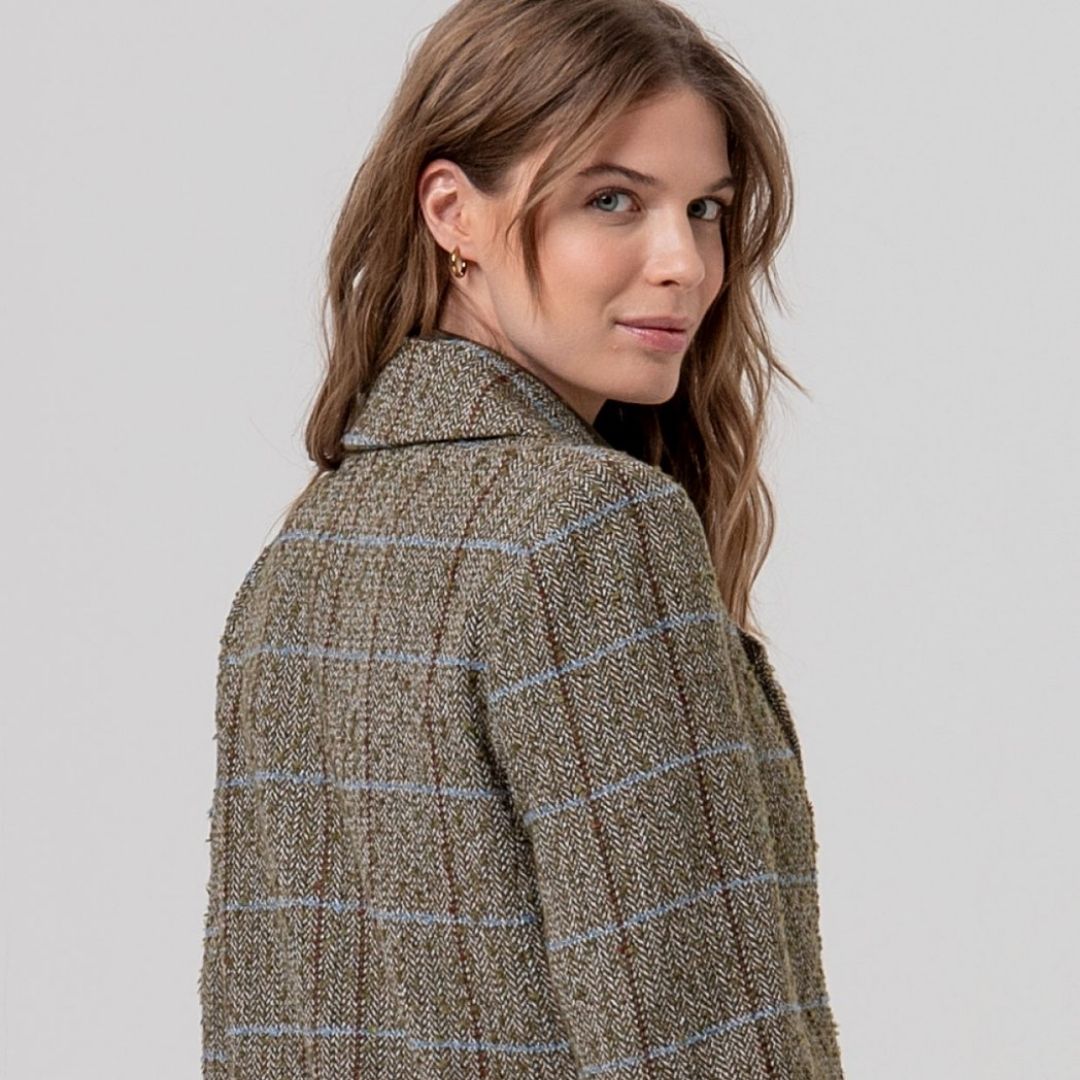 Surkana Long Coat in Khaki