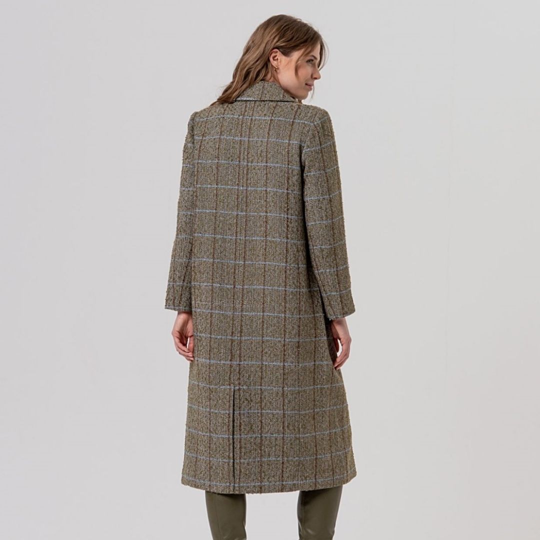 Surkana Long Coat in Khaki