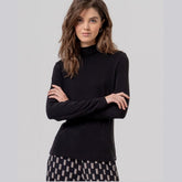 Surkana Turtleneck T-shirt in Black