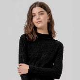 Surkana Turtleneck T-shirt in Black