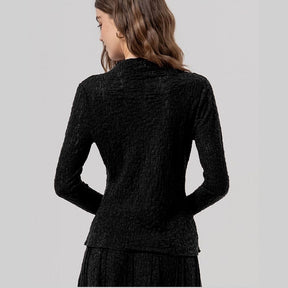 Surkana Turtleneck T-shirt in Black