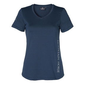 Mountain Horse Women's Tyra Tech T-Shirt in Dark Navy