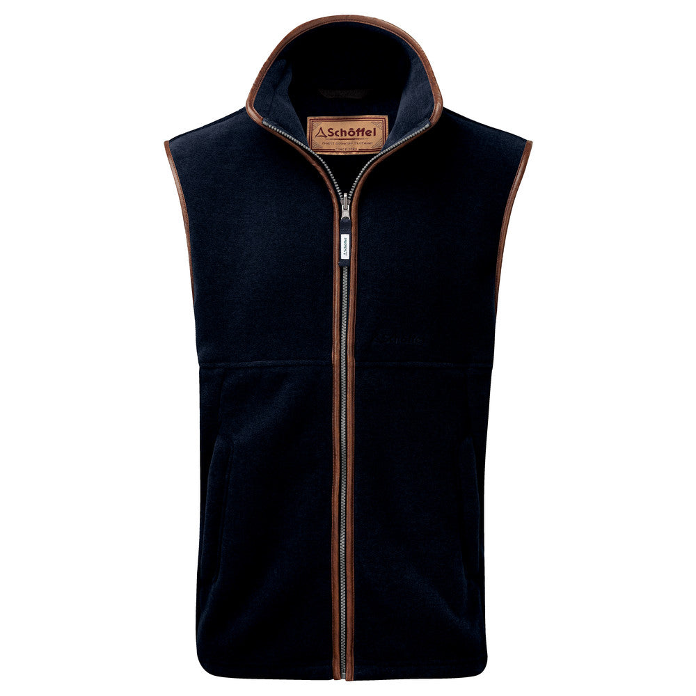 Schoffel Men's Oakham Fleece Gilet in Navy