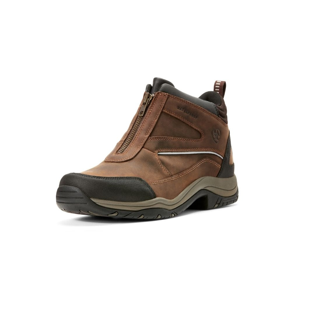 Ariat Men's Telluride Zip Waterproof Boot in Copper