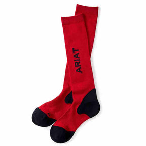 AriatTEK Performance Socks - Red/Navy - RedMillsStore.ie