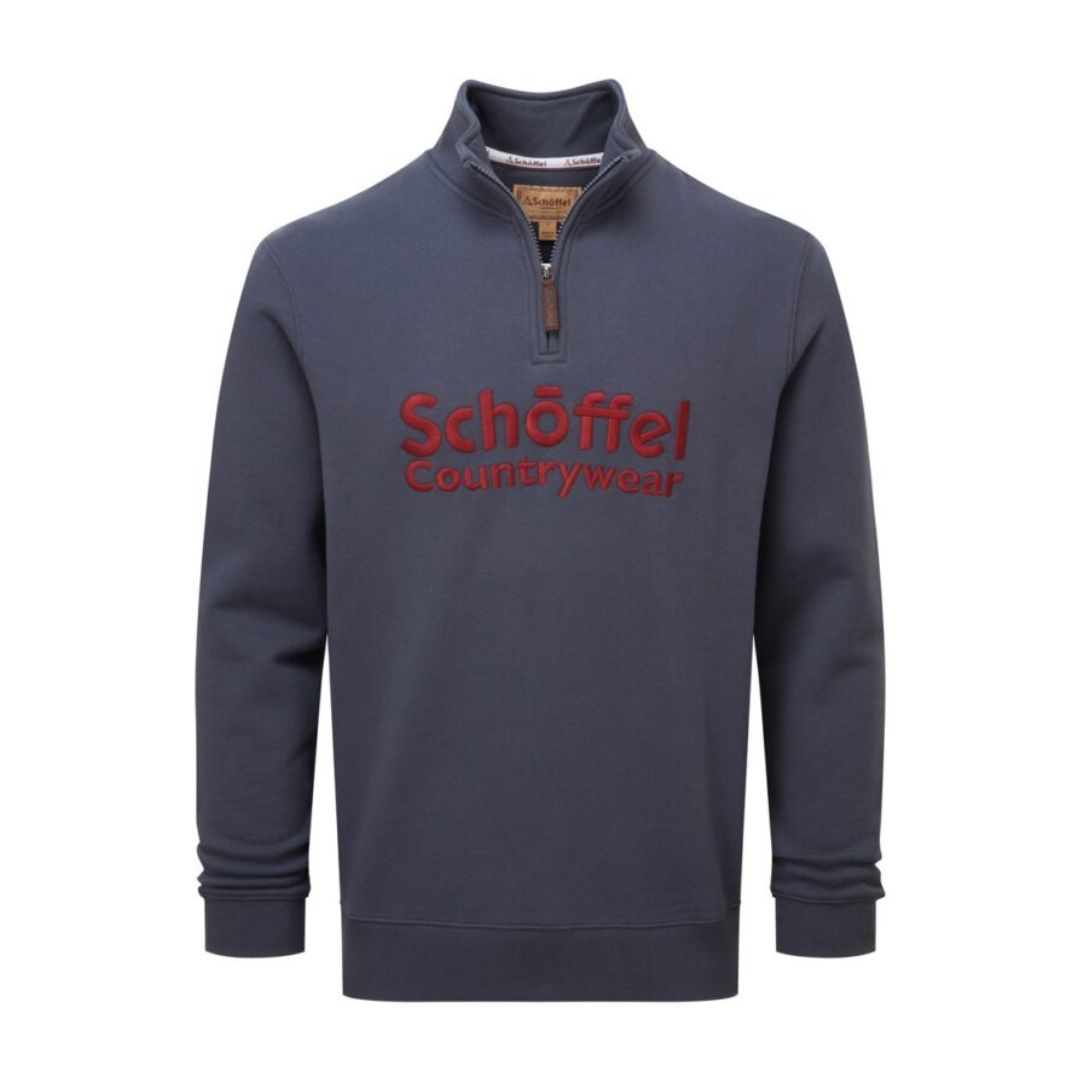 Schoffel Men's Bude Sweatshirt in Slate Navy