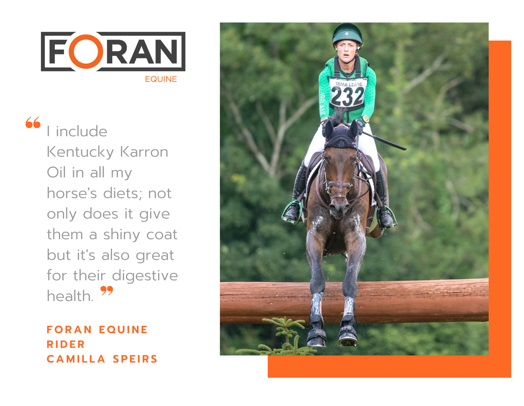 Foran Equine - Kentucky Karron Oil