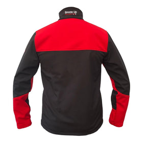Celtic Equine Breeze Up Furlong Soft Shell Jacket in Black/Red