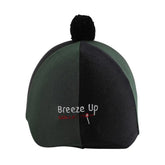 Celtic Equine Breeze Up Helmet Cover in Black/Green