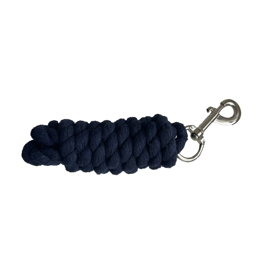 Celtic Equine Chukka Cotton Lead Rope in Navy