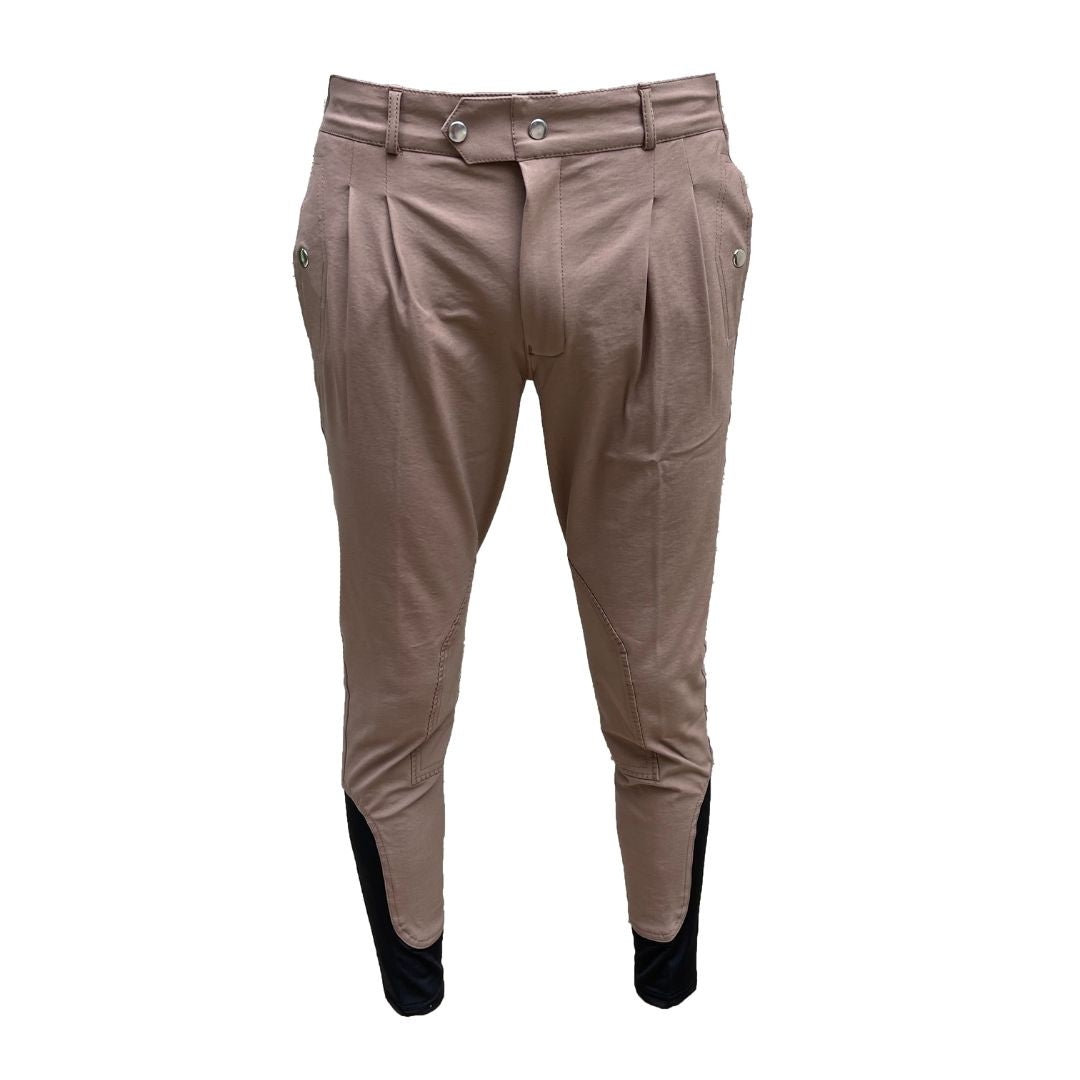 Celtic Equine Men's Puissance Breeches in Mouse Brown