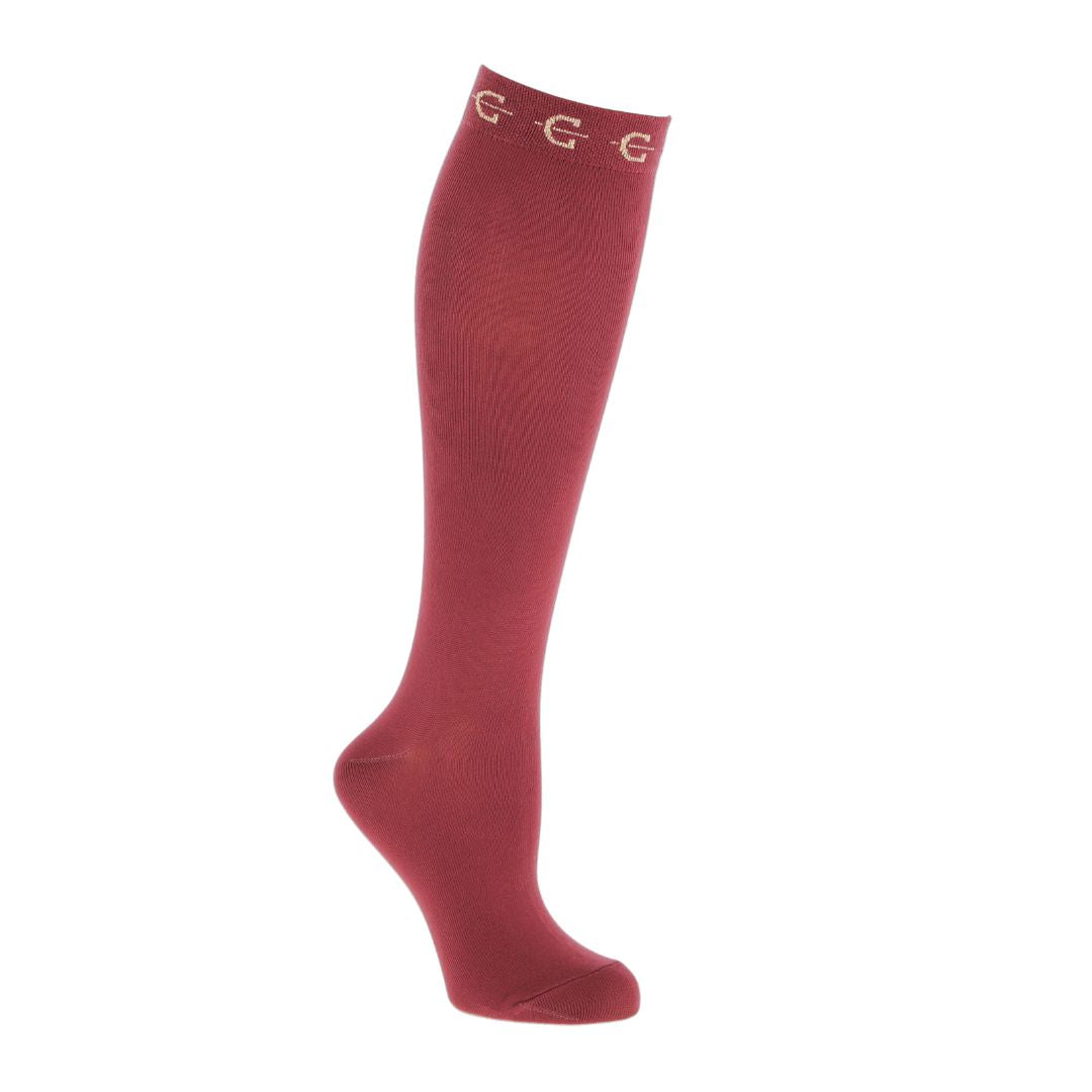 Covalliero Competition Riding Socks in Winter Rose